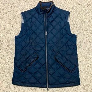 Brooks Brothers Navy Quilted Vest